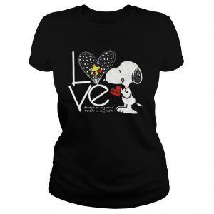 Snoopy Love Mom Always On My Mind Forever In My Heart T shirt
