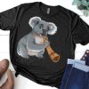 Cool Koala Playing Didgeridoo Bear Musician Fan shirt
