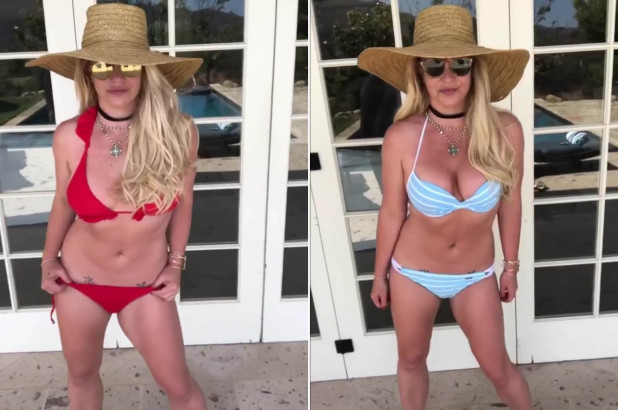 Britney Spears models ‘favorite’ bikini from Target ‘Their suits are bomb’