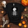 The Moon and Cat Tarot Card Occult Goth Halloween Witchy shirt