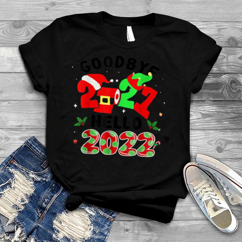 Goodbye 2021 Hello 2022 Happy New Year Pyjama Funny T Shirt