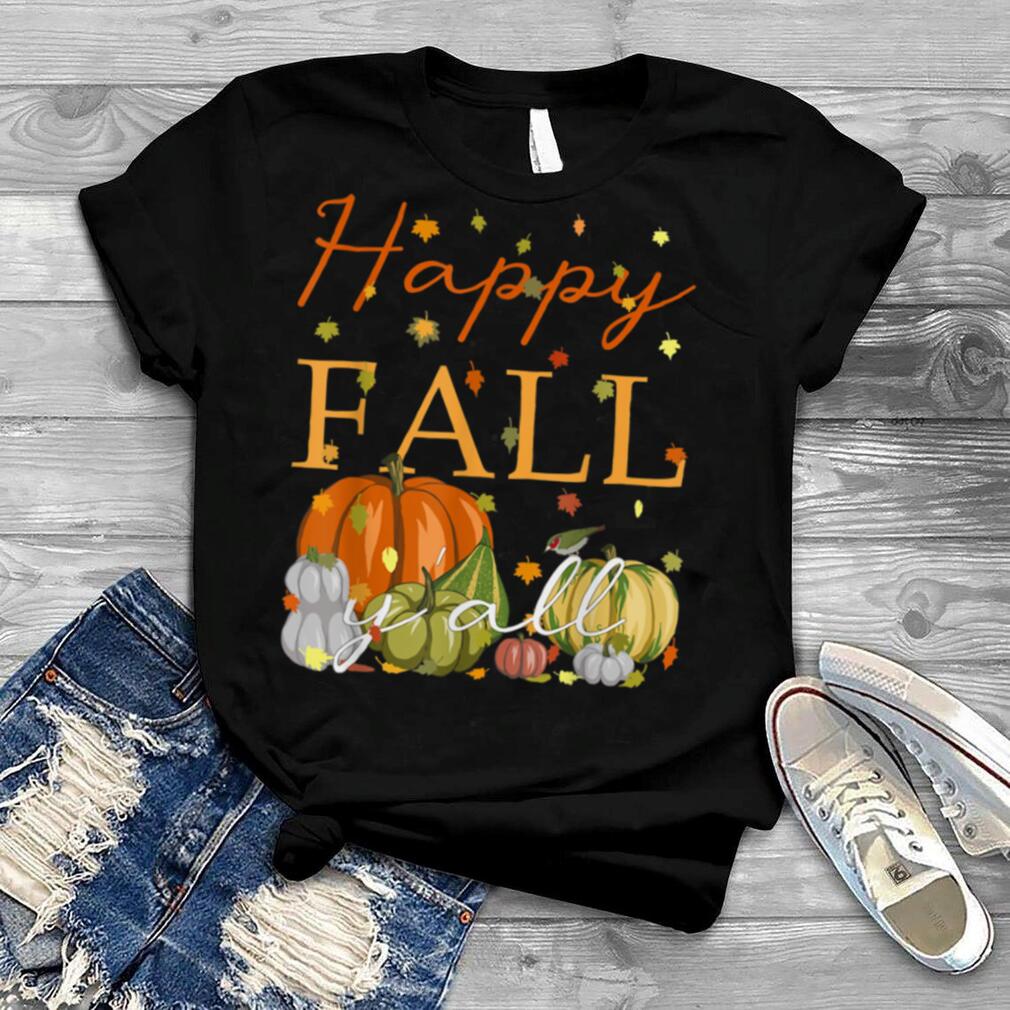 Fall Season Pumpkin shirt Thanksgiving holiday t-shirt Happy Fall  t-shirt