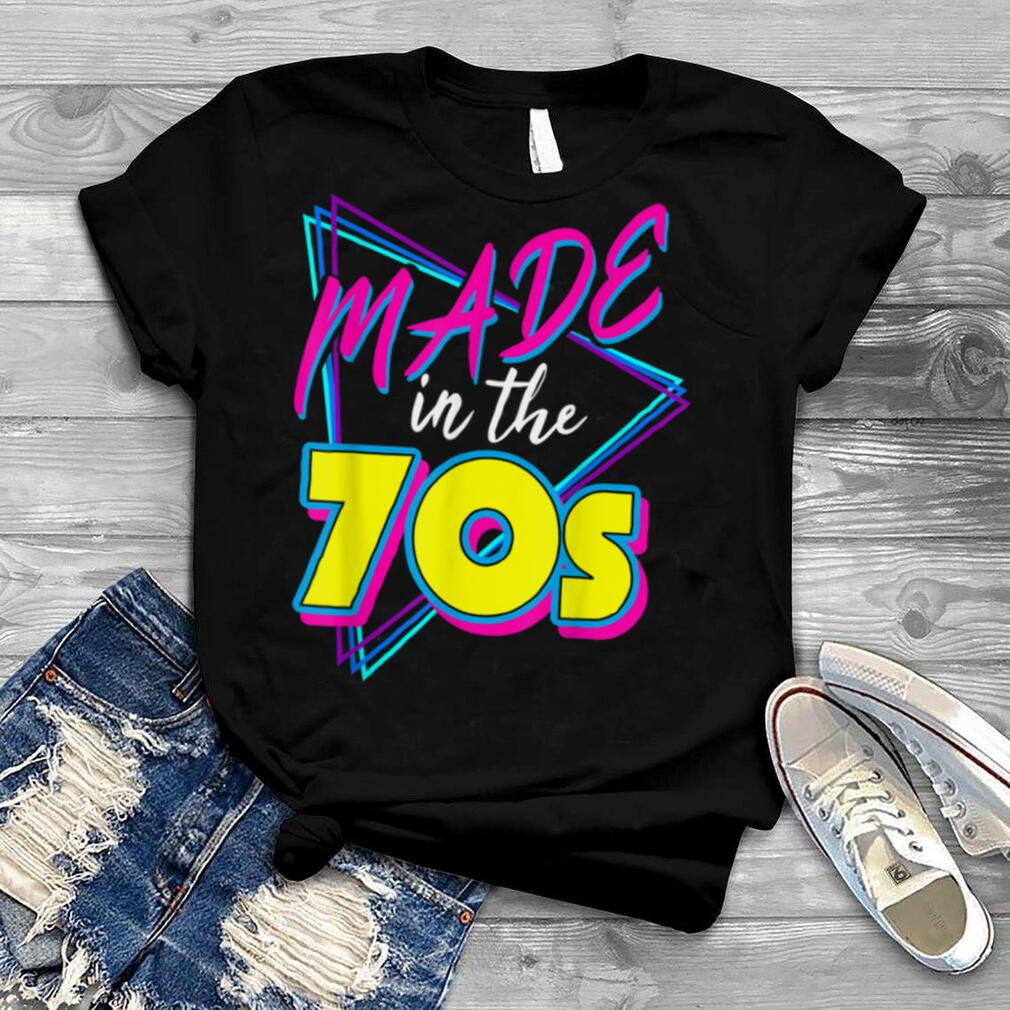 Grumpy Dazzling mustard Made In The 70s Retro Nineteen Ninety Born 1970 Seventies T Shirt