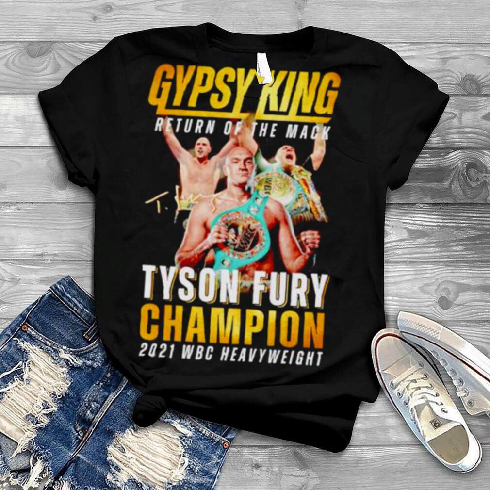 Tyson Fury Gypsy King WBC World Champion Tee Shirt
