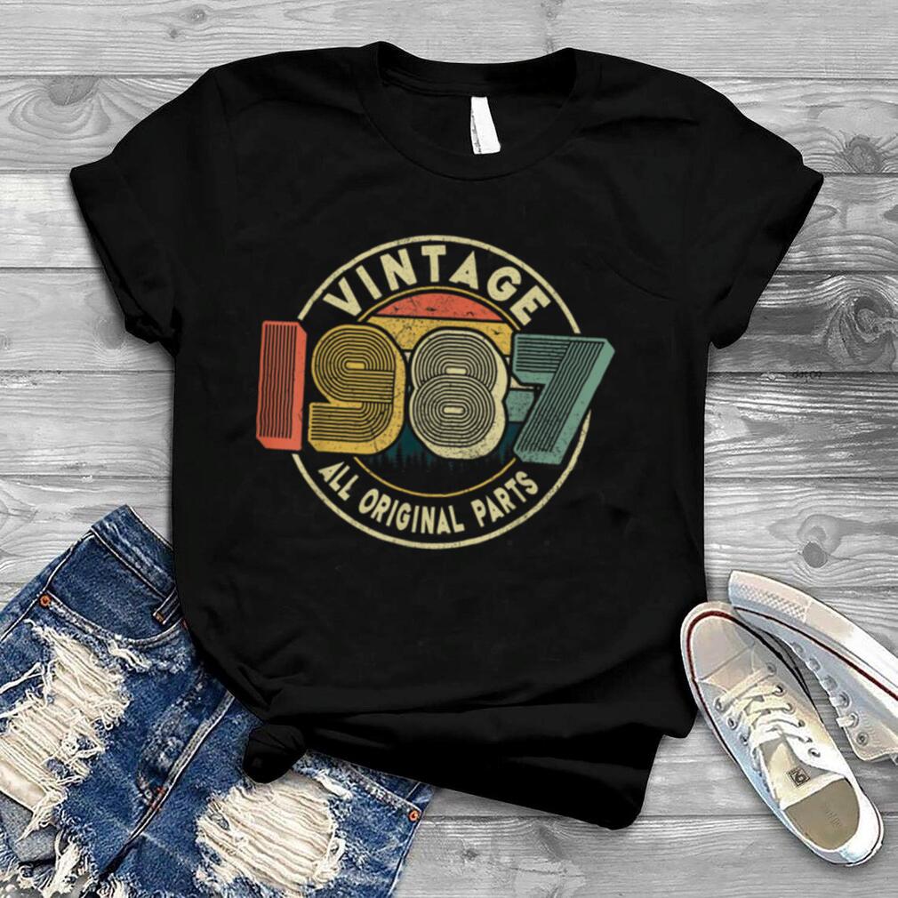 31st Birthday Best Gift Vintage 1987 Crewneck Sweatshirt