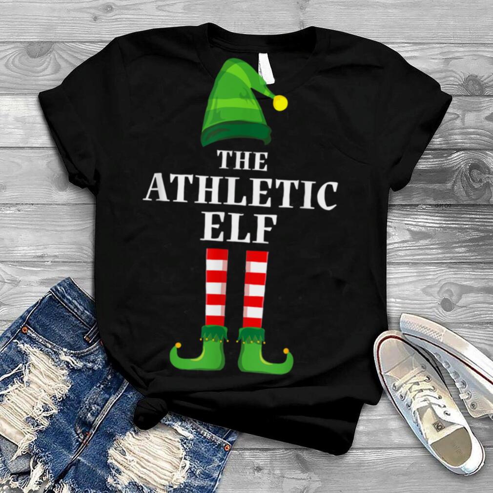 Athletic Elf Family Matching Group Christmas Party Pajama T Shirt