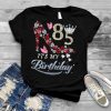 Womens 85 Years Old It's My 85th Birthday Funny Diamond Shoes T Shirt