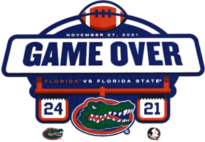 florida Gators vs. Florida State 2021 Football Score shirt