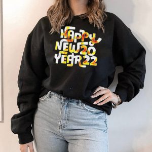 2022 Shirt Happy New Year 2022 New Years Eve Colorful Gifts T Shirt