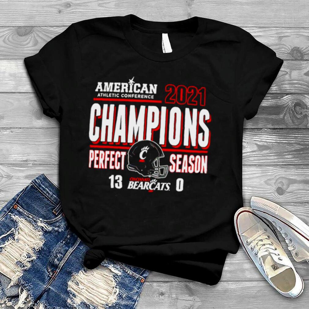 Cincinnati Bearcats 2021 AAC Undefeated Champs T shirt