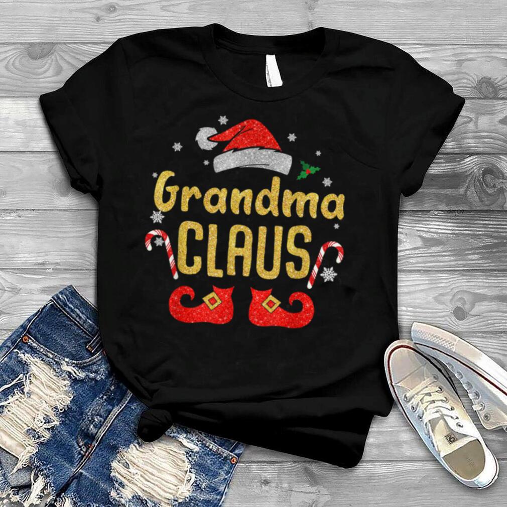 Grandma Santa Claus Matching Family Christmas T Shirt