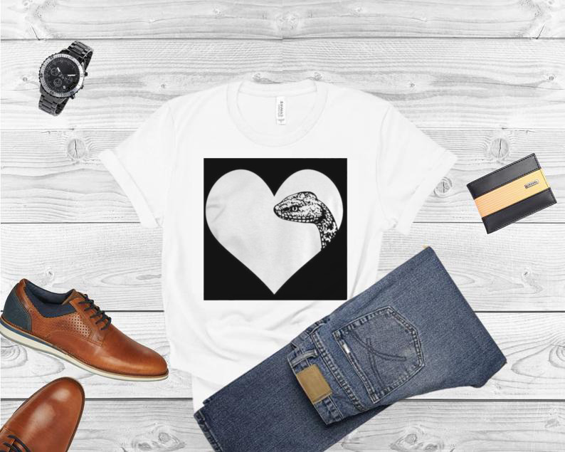 Python Snake Heart Silhouette Python Shirt