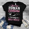 This Is My Human Costume I'm Really An Orca Whale Halloween Sweatshirt