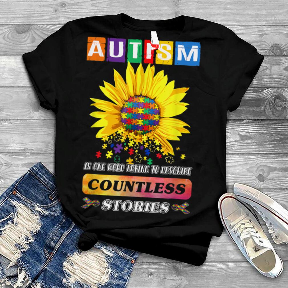 Autism is One Word Trying to Describe Countless Stories Unisex Hoodie 