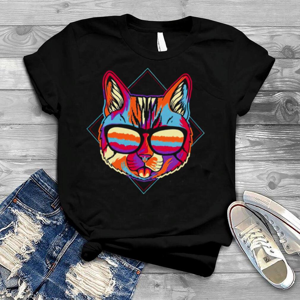 Cat colorful shirt