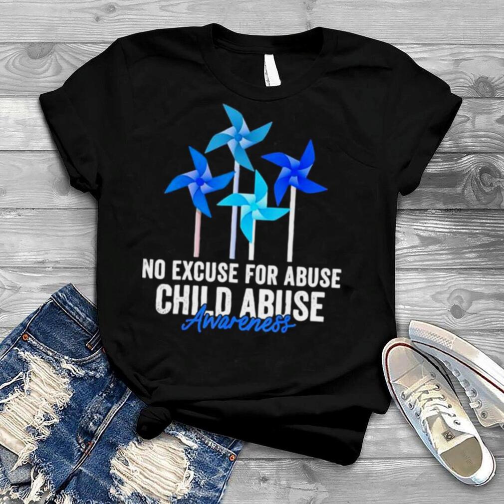Child abuse prevention awareness month blue pinwheel shirt