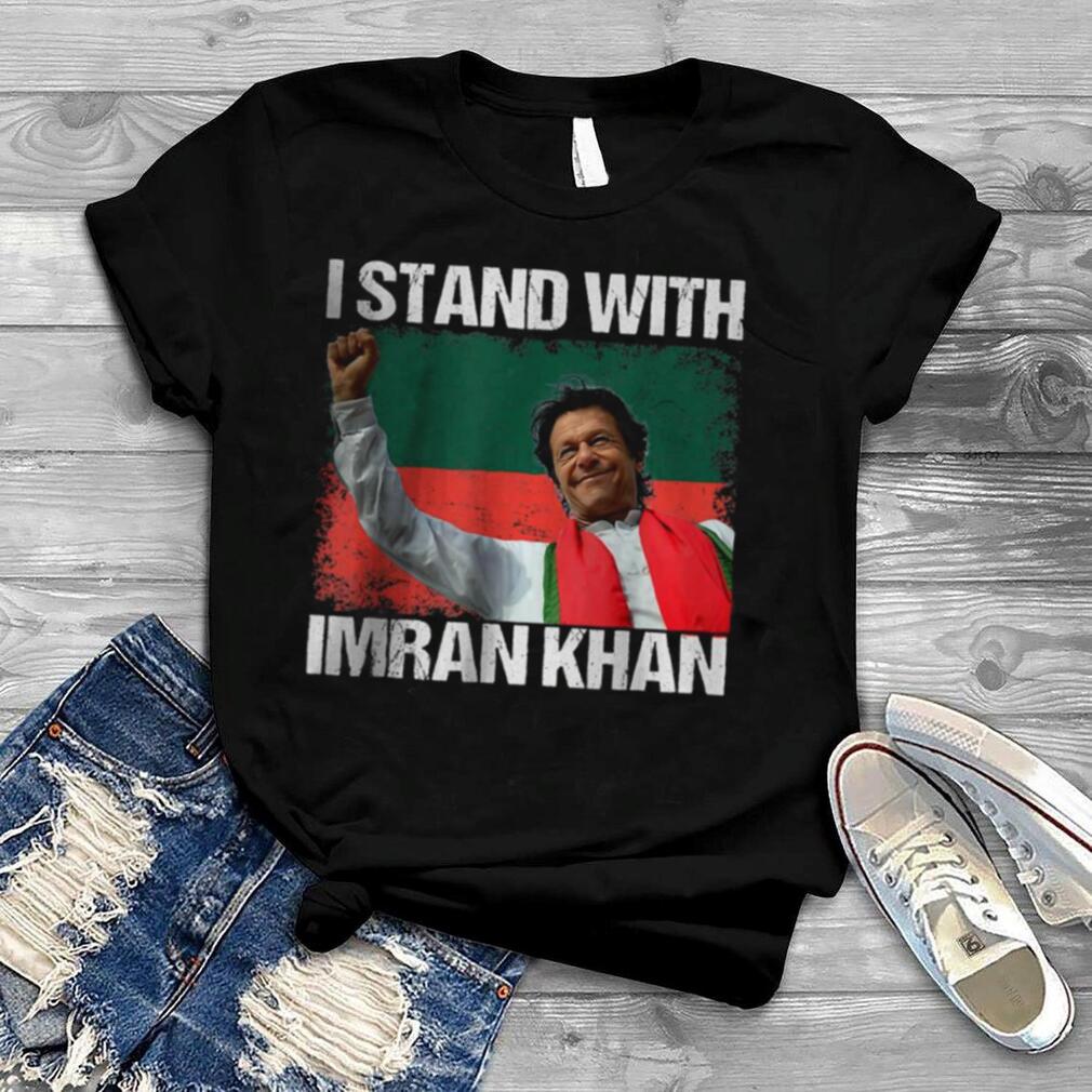 Imran Khan PTI Party Pakistan Support Freedom Flag Pakistan T Shirt