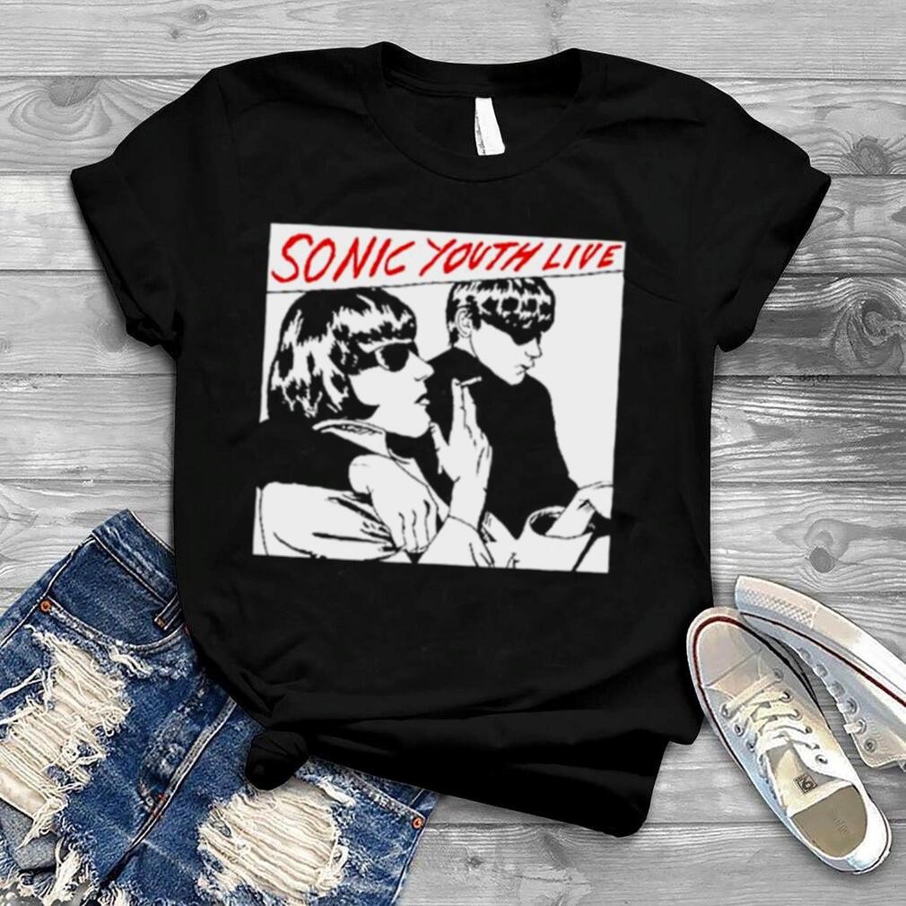 Kurt Cobain Sonic Youth Live T shirt