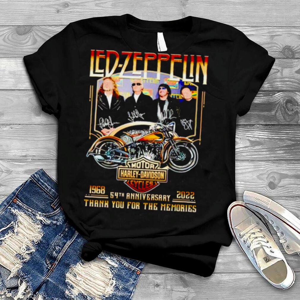 Led Zeppelin 54th ANniversary Harley Davidson shirt