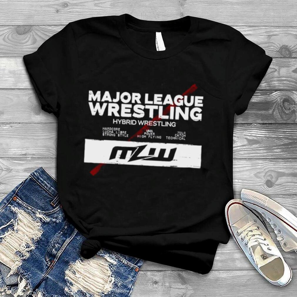 Major League Wrestling Hybrid Fighting MLW shirt