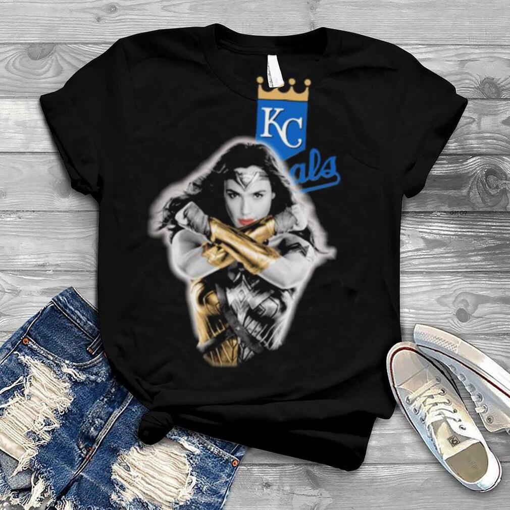 Wonder Woman Kansas City Royals T shirt