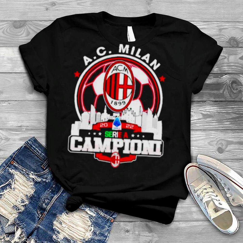 AC Milan 2022 Serie A Champions Shirt