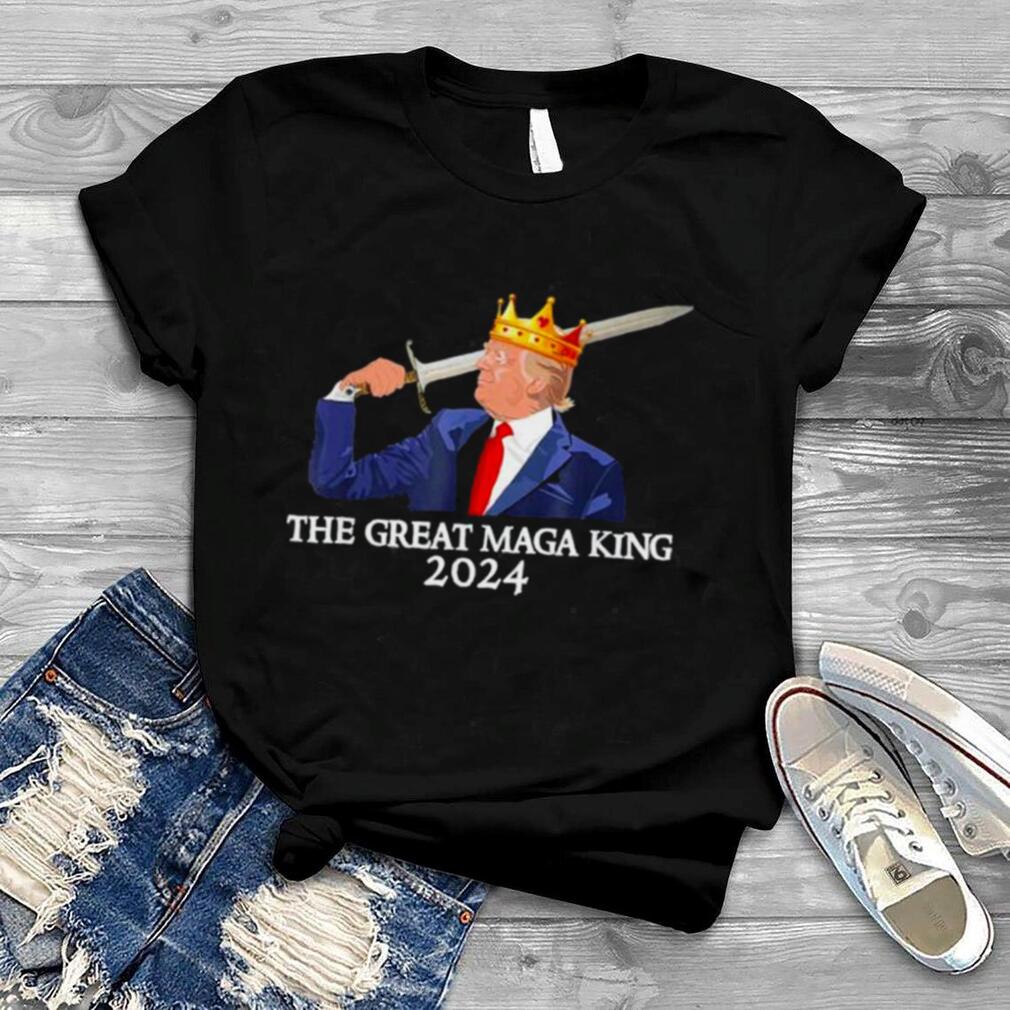 Donald Trump 2024 the great maga king election the return shirt