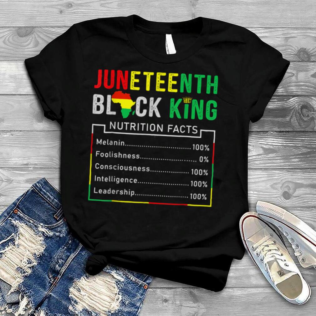 Juneteenth Black King Melanin Dad Fathers Day Men Father Fun T Shirt B0B2D6X2W5