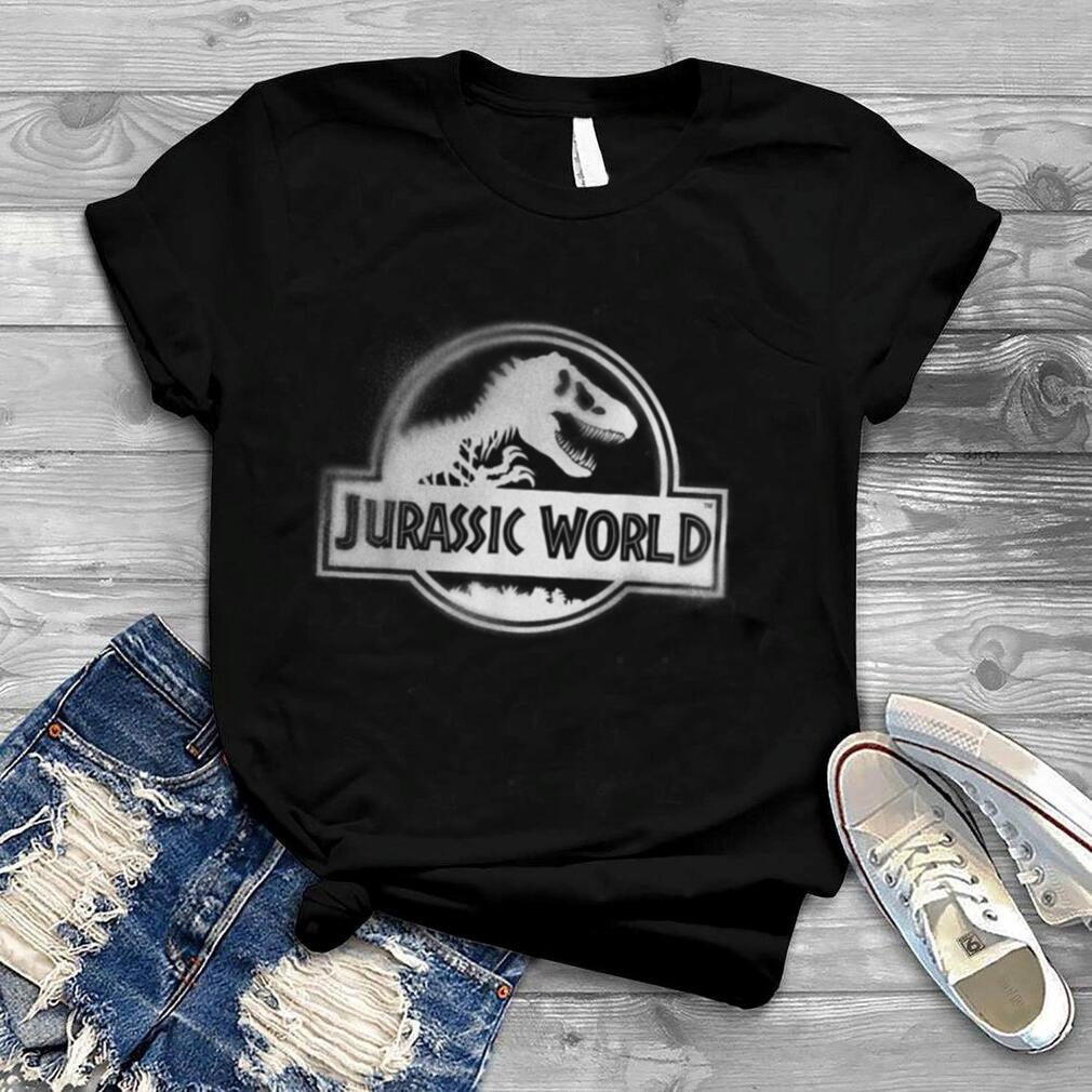Jurassic World Fallen Kingdom Classic Logo in White T Shirt