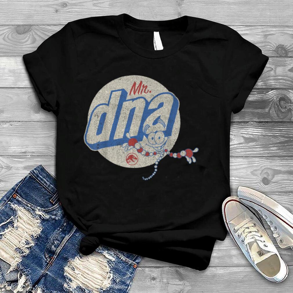 Jurassic World Vintage Mr. DNA Logo Graphic T Shirt