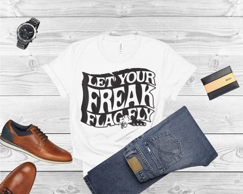 Peanuts Woodstock 50th Anniversary Let Your Freak Flag Fly T Shirt