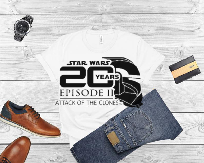 Star Wars 20 Years Attack Of The Clones 20th Anniversary T Shirt