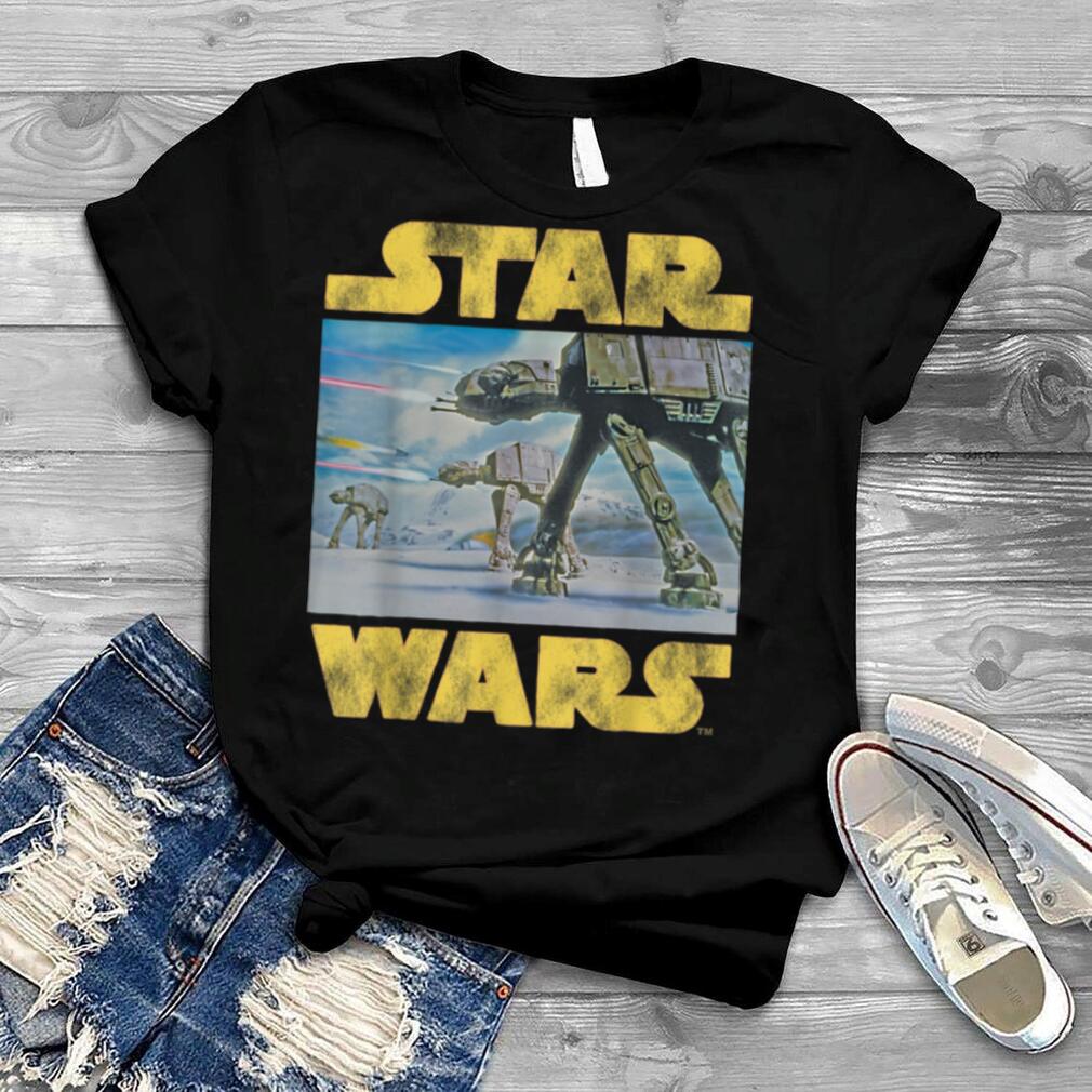 Star Wars Vintage Imperial AT AT Battle of Hoth T Shirt