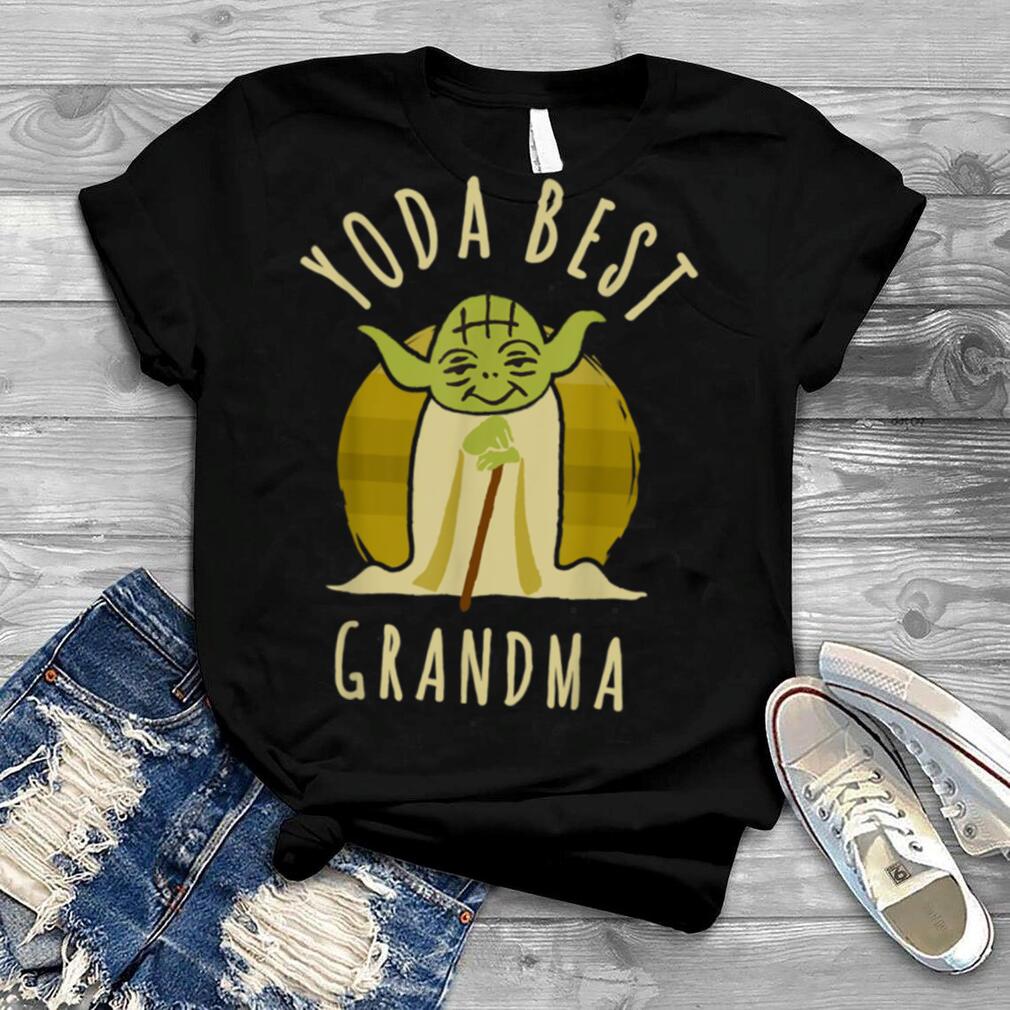 Star Wars Yoda Best Grandma Cartoon Yoda T Shirt
