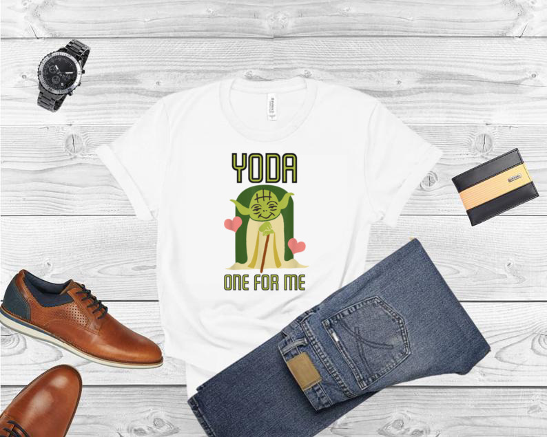 Star Wars Yoda One For Me Cute Valentine's Graphic T Shirt