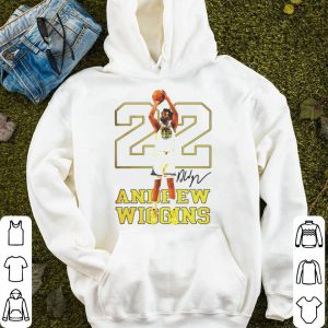 22 Andrew Wiggins Golden State Warriors signature shirt