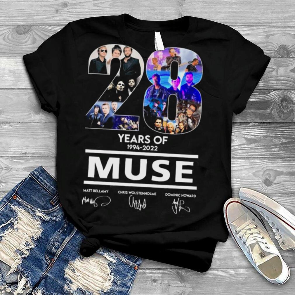 28 Years Of Muse 1994 2022 Signatures Shirt