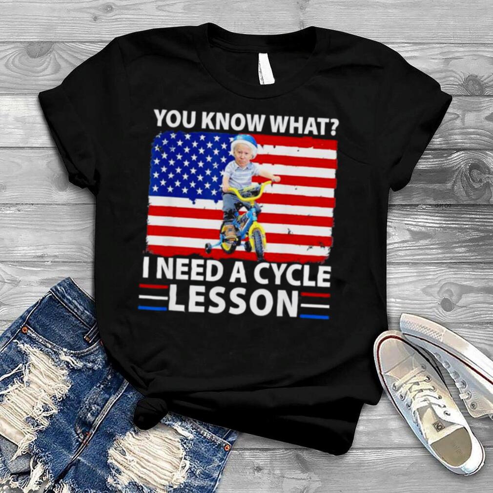 4th of July Biden bike accident i need a cycle lesson T Shirt
