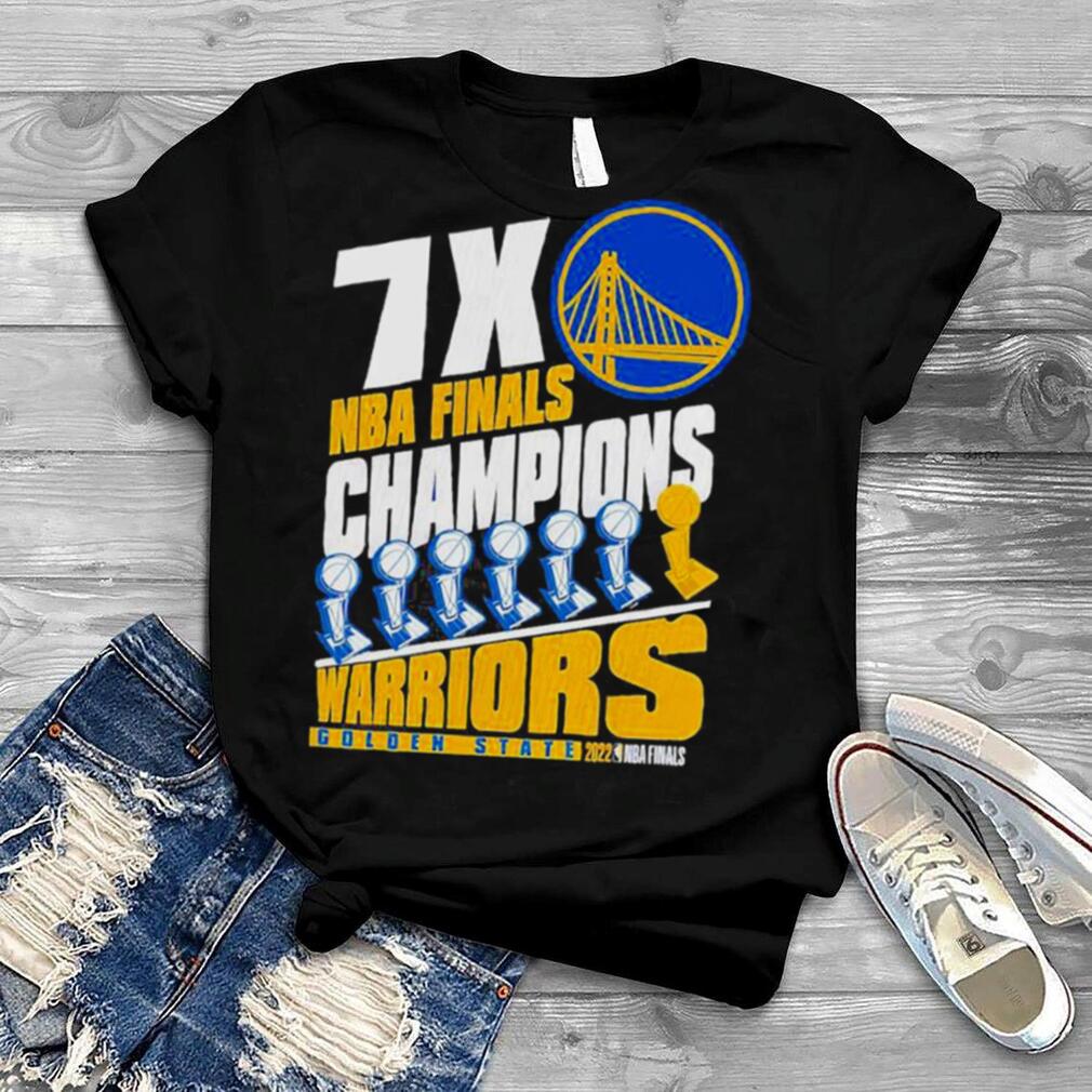 7x Golden State Warriors Champions NBA 2022 Shirt