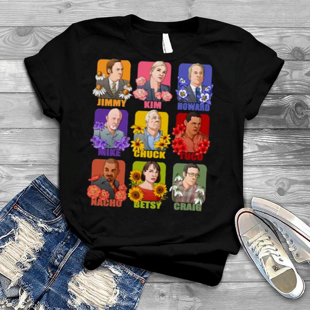 All Characters Better Call Saul Breaking Bad shirt