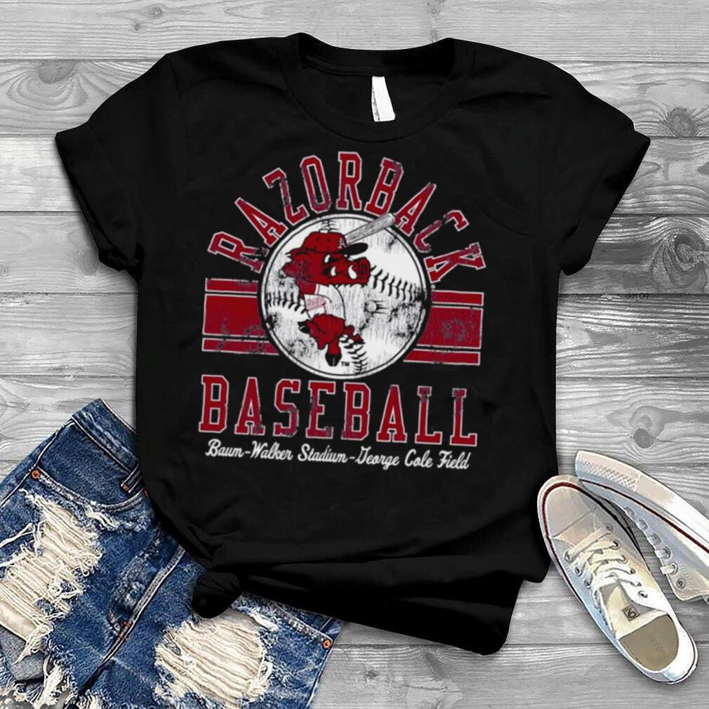 Arkansas Razorback Baseball Baum Walker Stadium George Cole Field Shirt