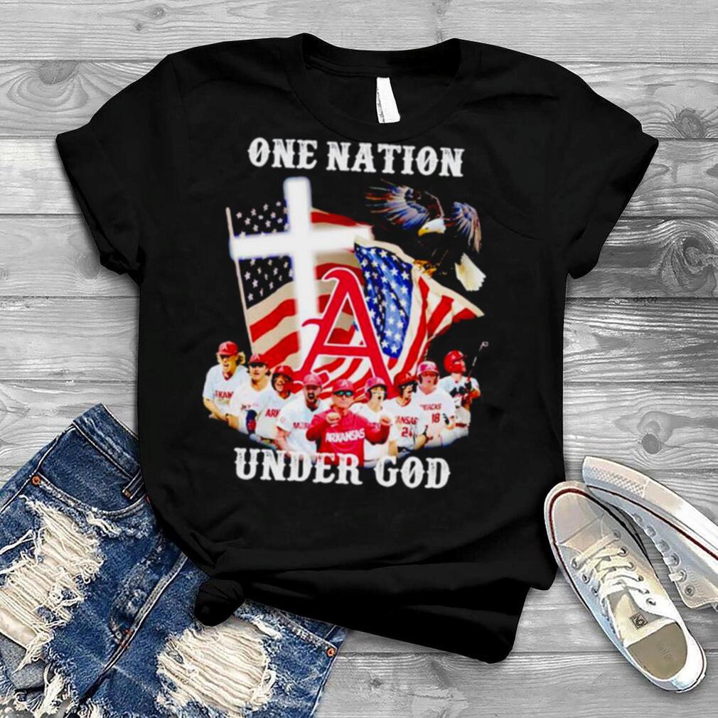 Arkansas Razorbacks One Nation Under God T shirt