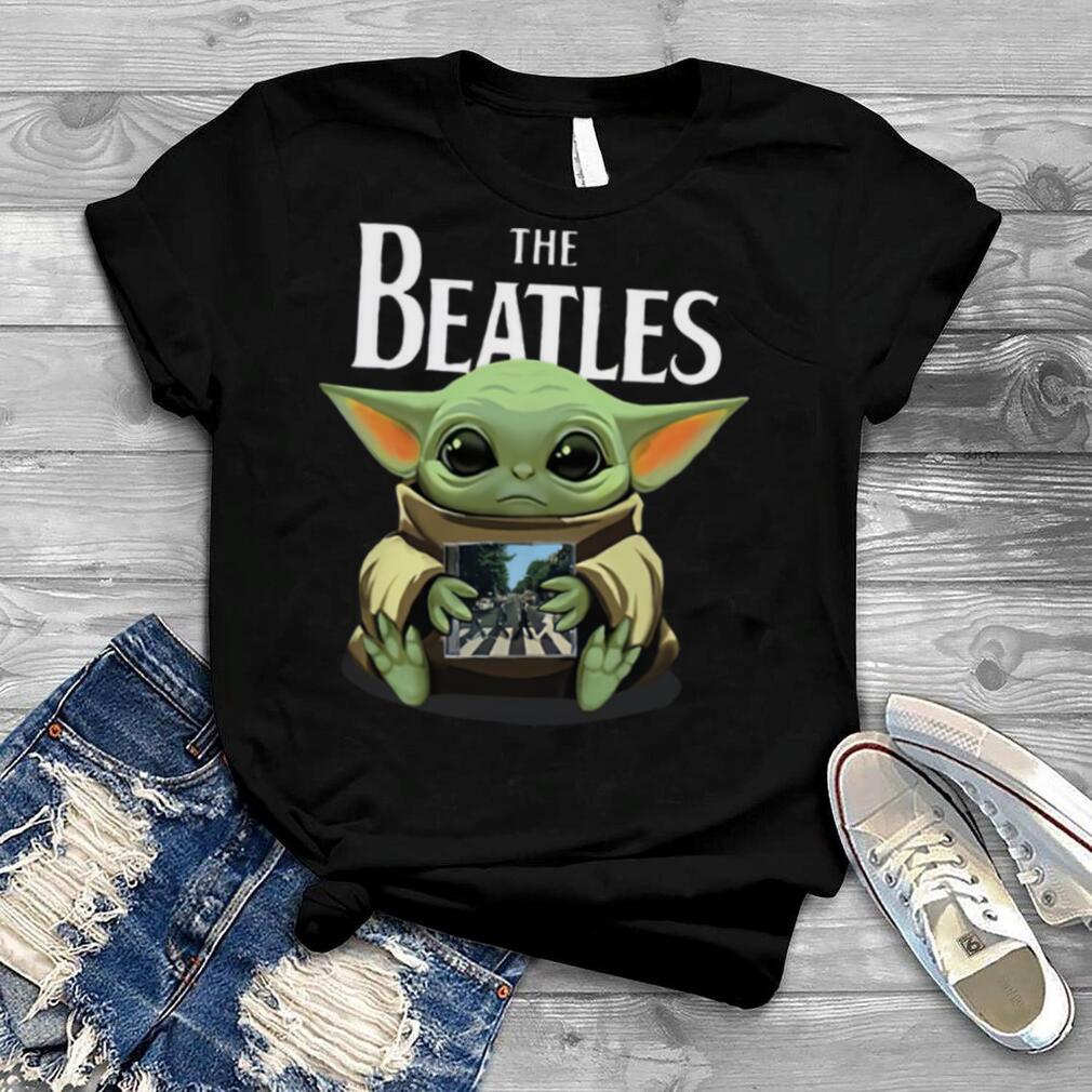 Baby Yoda Hug The Beatles Hoodie