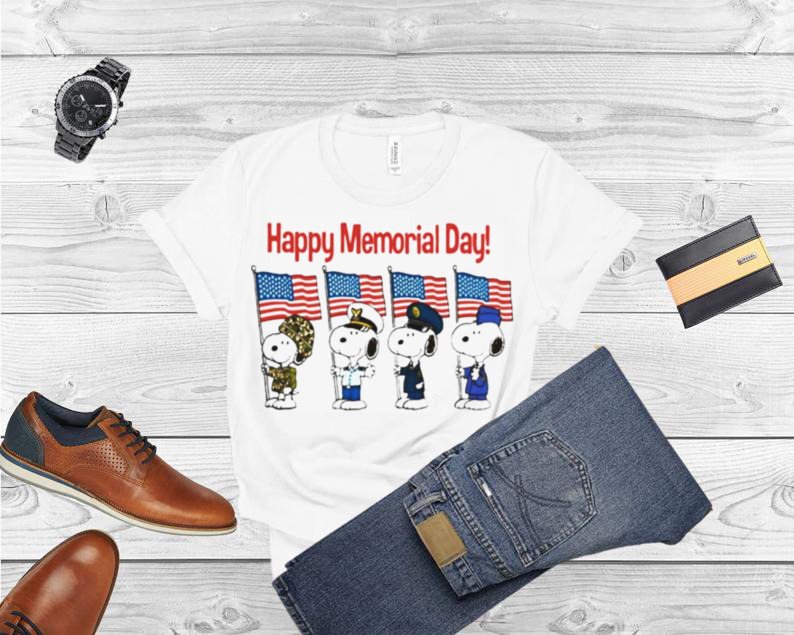 Best snoopy Happy Memorial Day Shirt