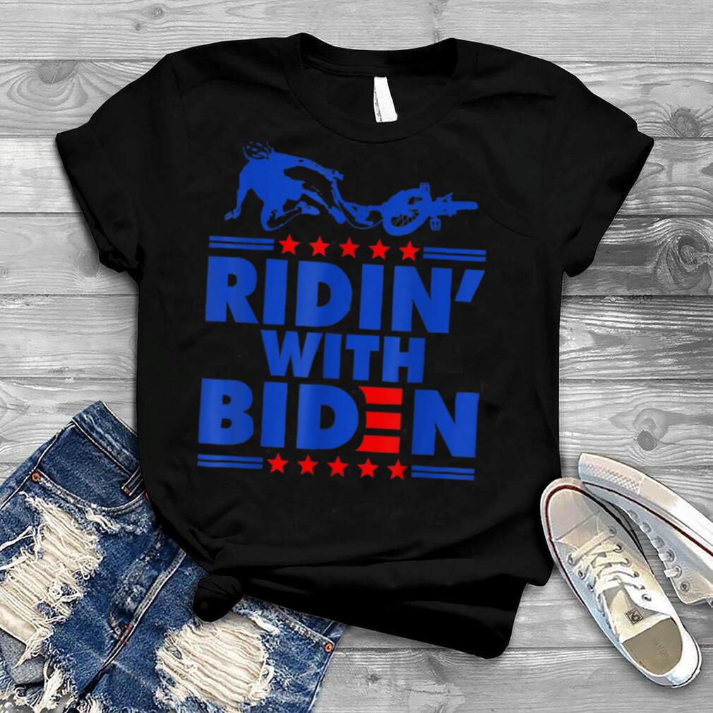 Biden Is Riding A Bike Bicycle Falls Off Hilarious T Shirt B0B4MYQWZ4
