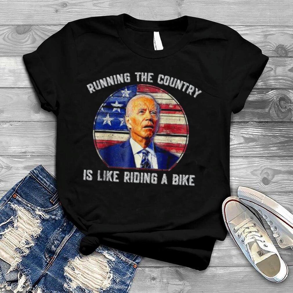 Biden falling off his bicycle joe biden falls off bike shirt