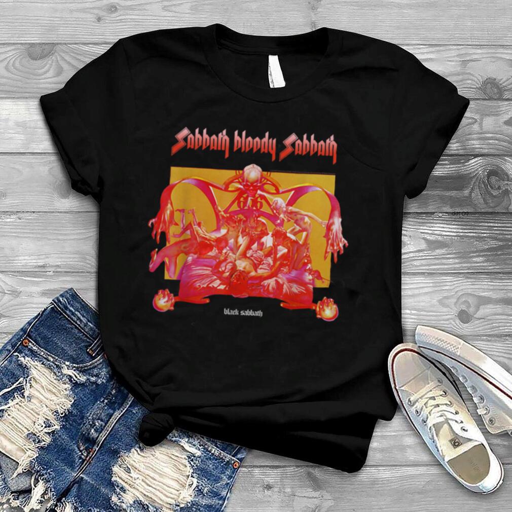 Black Sabbath Official Sabbath Bloody Sabbath Bright T Shirt