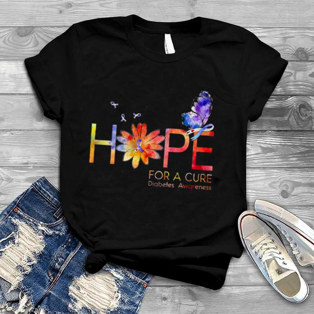 Butterfly hope for a cure diabetes awareness 2022 shirt