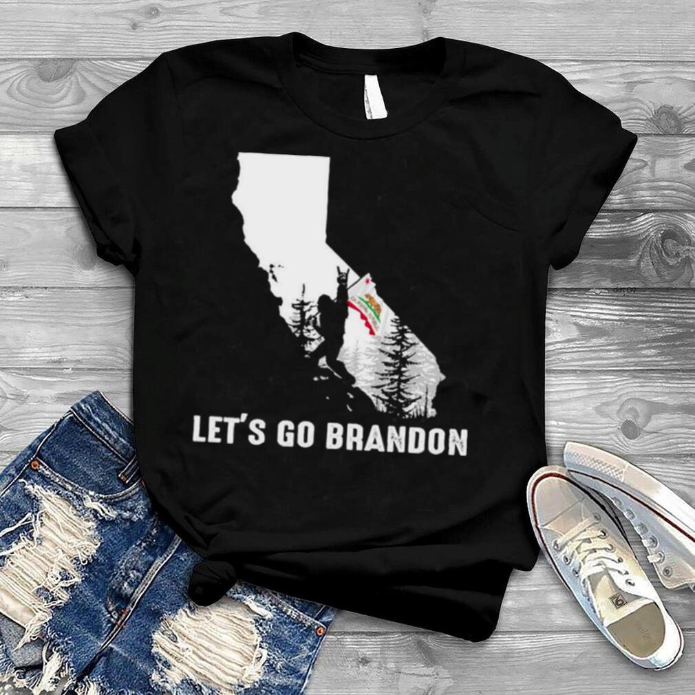 California America Bigfoot Let’s Go Brandon Shirt