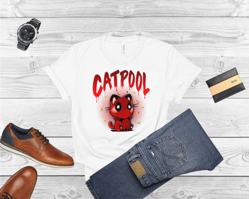 Catpool Deadpool shirt